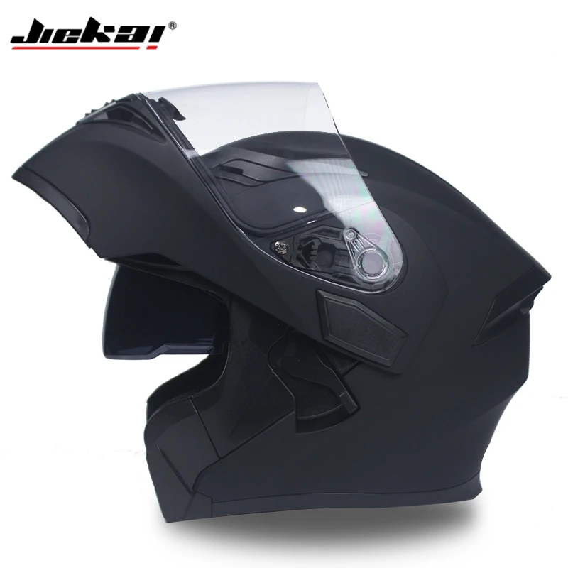 JIEKAI 902 мотоциклетные шлемы двойные козырьки модульный флип-ап шлем DOT одобренный полный шлем для мотогонок шлем для мотокросса - Цвет: 1