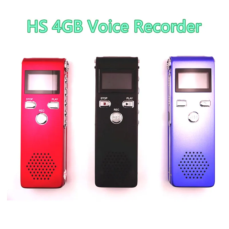 New HS Portable Voice Recorder USB Memory Stick 4GB SPY Rechargeable