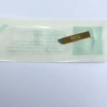 100 шт. 0.25 мм Руководство татуировка перо иглы 14 Вышивка Крестом Иглы для 3D для бровей Вышивка постоянный Макияж микроклетку PCD татуировки иглы