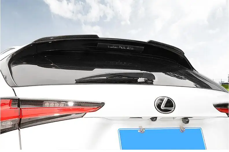 Углеродного волокна заднего крыла багажник спойлер для LEXUS NX NX200t 300H NX200 быстро, EMS