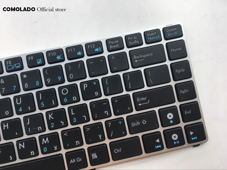 HB Hebrew keyboard For ASUS EEE PC EPC u20 120IK UL20 1201 1201HA 1201T 1201N Laptop Keyboard HB Layout (2)