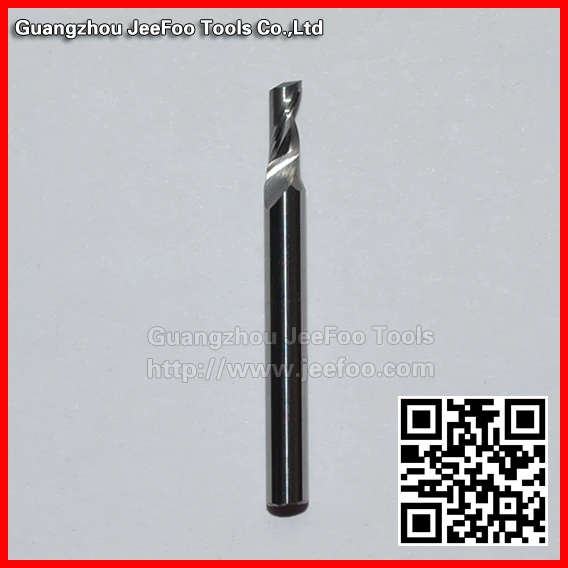 

4*3.5*8mm One Flute Sprial Cutter for Aluminum / Aluminum End Mill Bits, Spiral Cutters, Engraving Router Bits