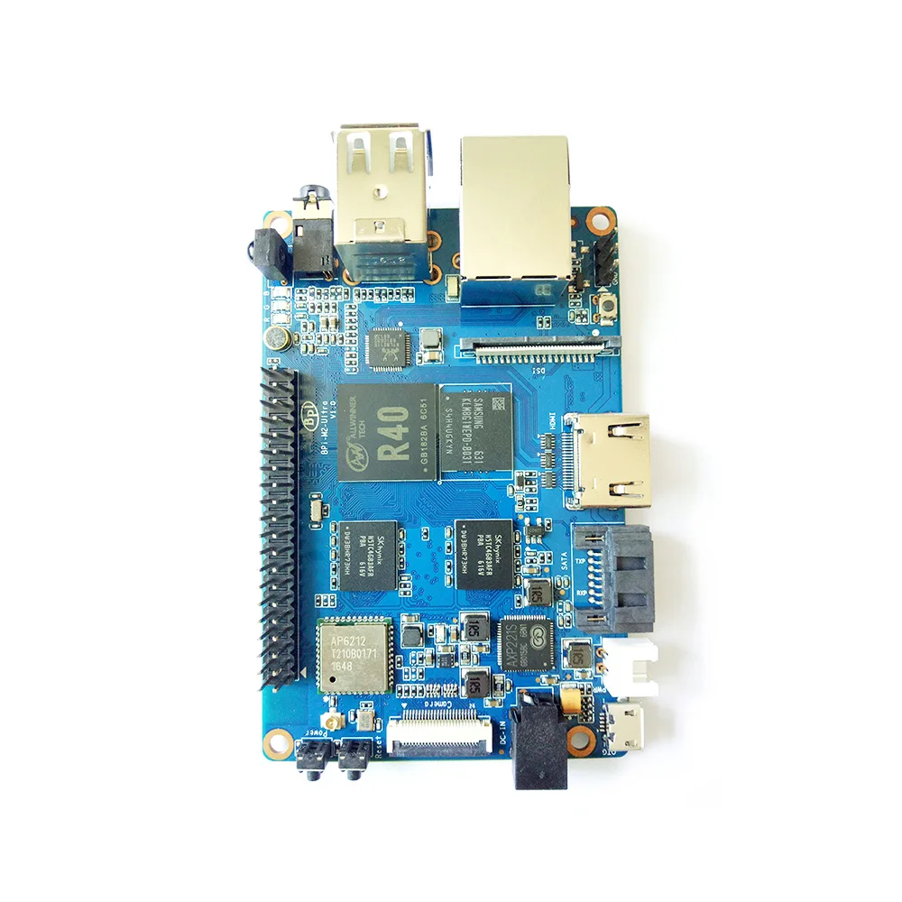  BPI M2 Ultra R40 Quad-Core 2GB DDR3 RAM with SATA WiFi Bluetooth 8GB eMMC demo board Single Board C