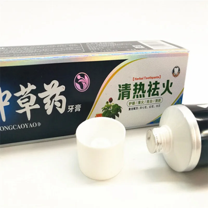 Зубная паста Юньнань байяо 180 отбеливающая зубная паста|yunnan baiyao toothpaste|black