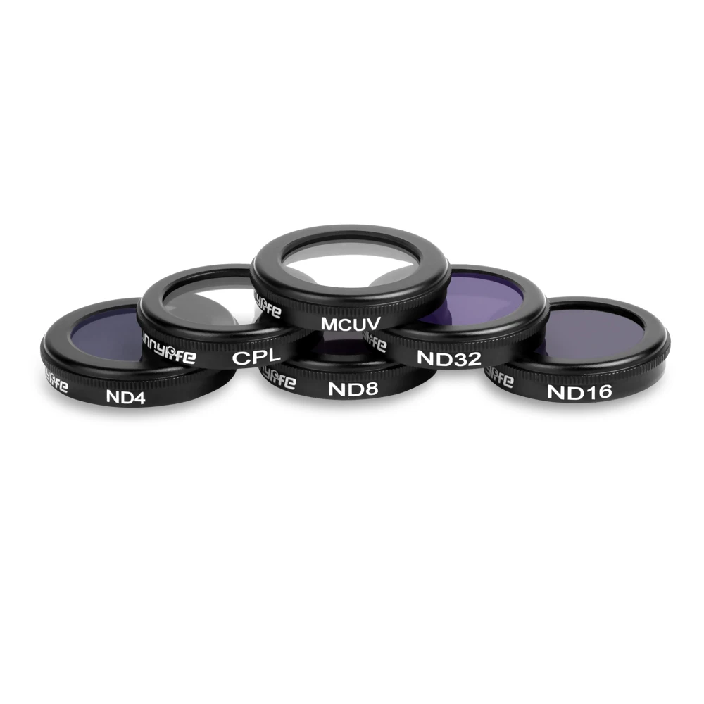 Sunnylife MCUV CPL ND Series Lens Filter Set For DJI MAVIC AIR Filters UV Polarizer Gimbal Camera Cover Sunhood | Электроника