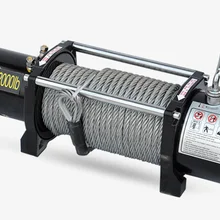 12V24V ATV ДВИГАТЕЛЬ 12000LB13500LB электрическая лебедка трос рециркуляция лебедки Тяговый кабель Тяговый комплект открытый беговой кран