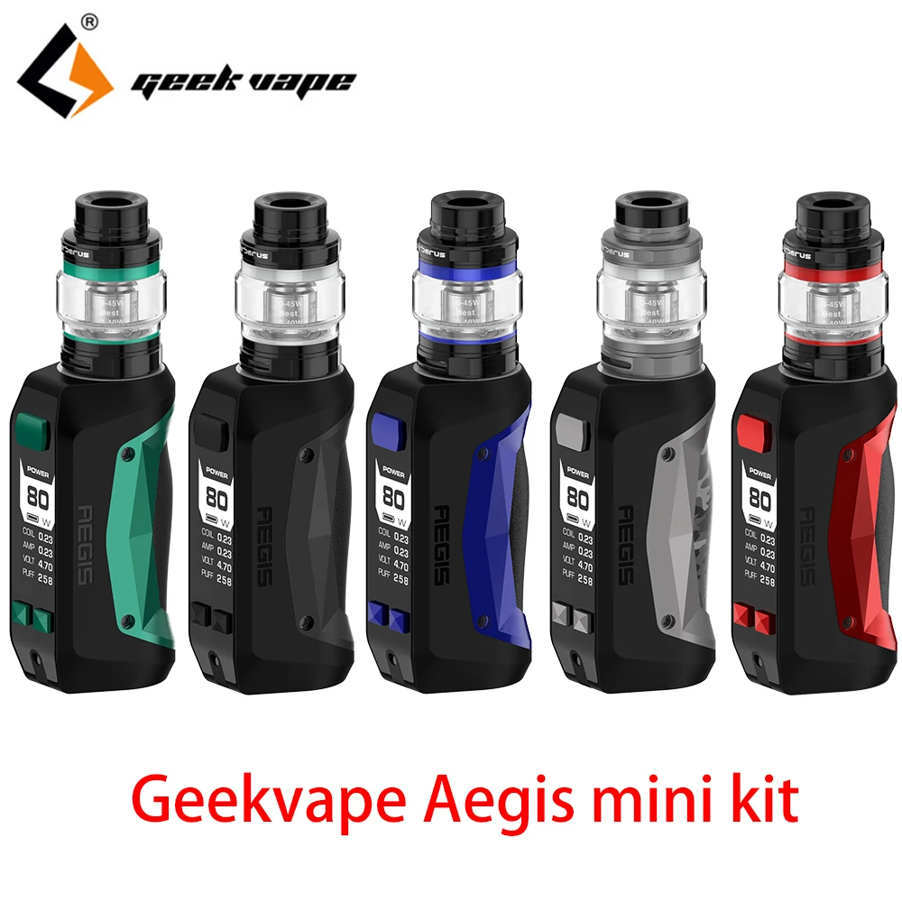 Комплект Geekvape Aegis mini 80 Вт с аккумулятором 2200 мАч быстрая зарядка мини-мод aegis бак
