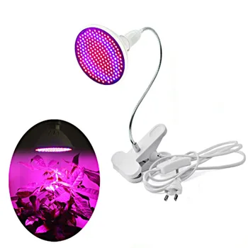 

Phyto Lamp Full Spectrum LED Grow Light E27 Plant Lamp With Clip For Greenhouse Hydroponic Vegetable Flower Fitolampy