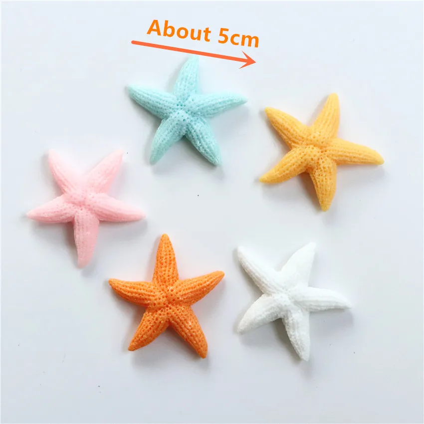 В морском стиле 5 шт. милые Морская звезда магнит на холодильник для домашнего декора красочные SeaStar стикер сообщений детский подарок жаркое лето