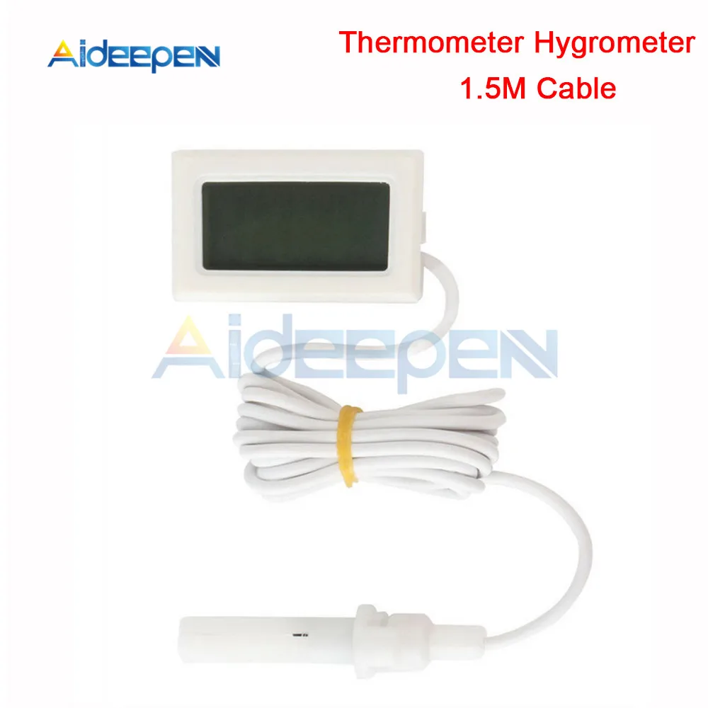 Мини цифровой ЖК-термометр гигрометр удобный датчик температуры измеритель влажности детектор тестер морозильника - Цвет: Thermometer Humidity