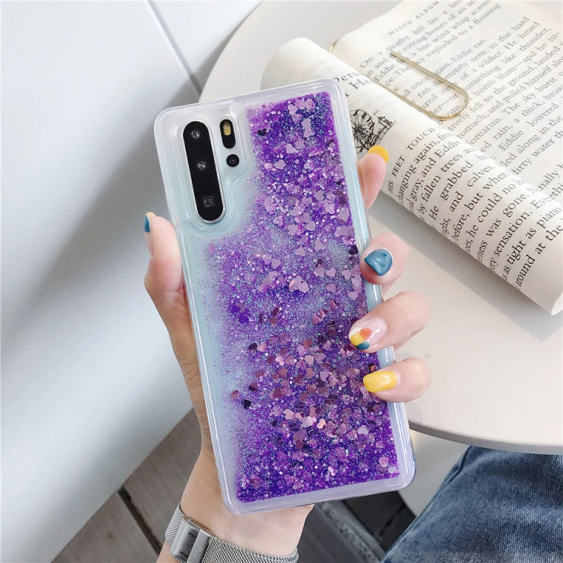Для Huawei P8 P9 P10 P20 P30 Lite Pro P Smart Plus 2019 жидкий зыбучий песок чехол для Nova 2i 3 3i 3e 4 e