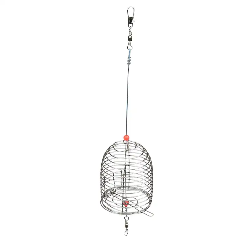 1 Pcs Stainless Steel Wire Fishing Lure Cage Small Cage Fishing