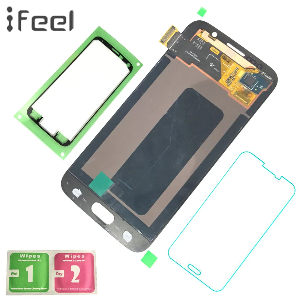 

Super AMOLED LCD For Samsung GALAXY S6 G920 G920i G920P G920f G920V G920A G920W LCD Display + Touch Screen Digitizer