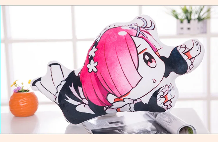 Re: жизнь в другом мире от нуля мягкая игрушка плюшевая Rem Ram подушка для крепления
