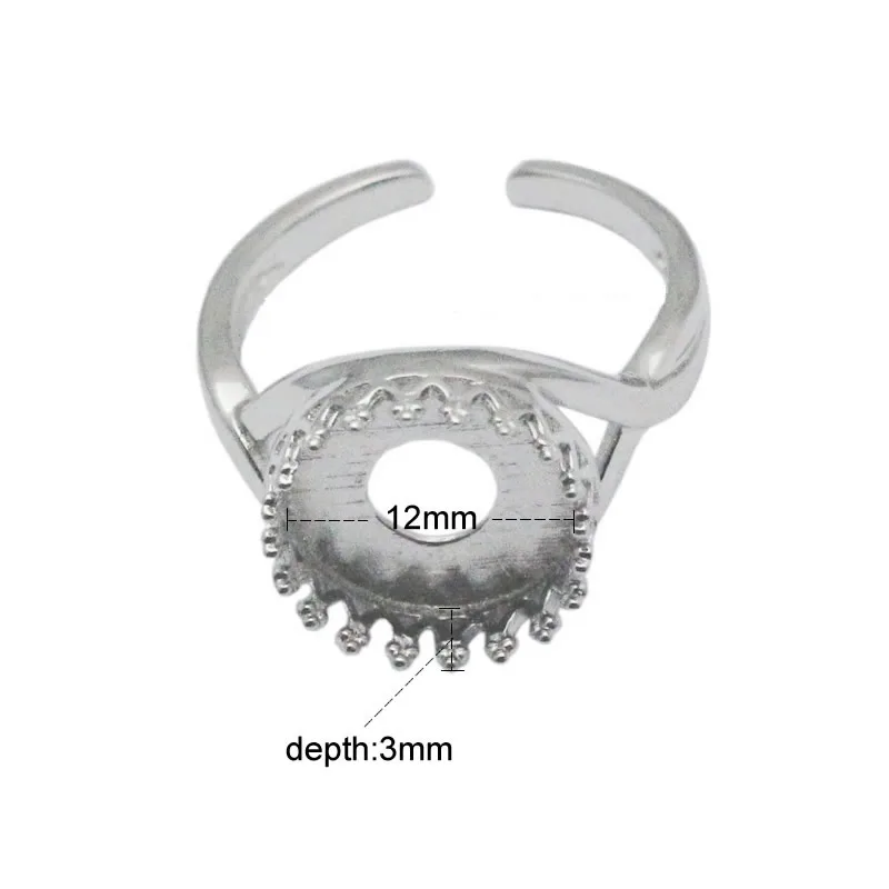 Beadsnice ID32845smt17 Sterling Silver Wholesale Ring Design Your Ring DIY Jewelry Silver Ring Blanks Jewelry Supplies