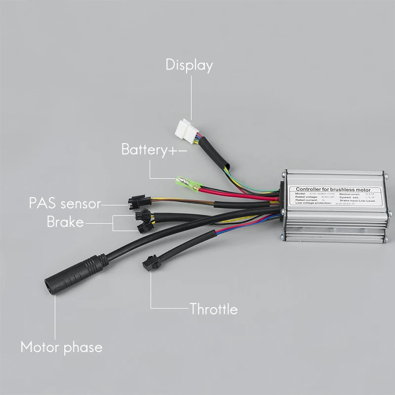 Excellent KT 36V 48V Electric Bike 250W 350W Brushless Controller Sine Wave Hall Sensor 15A 17A 20A 6 Mosfet e bike Scooter Conversion Kit 1 Excellent KT 36V 48V Electric Bike 250W 350W Brushless Controller Sine Wave Hall Sensor 15A 17A 20A 6 Mosfet e bike Scooter Conversion Kit 1