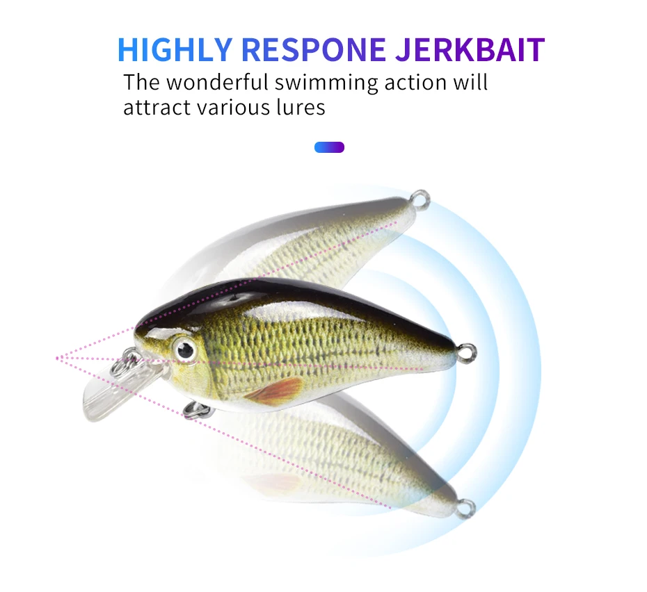 Мини кренкбейт рыболовная приманка-топвотер приманки Isca искусственная жесткая приманка 6 см 12,8 г Гольян плавающая приманка форель бас Карп Рыболовная Снасть