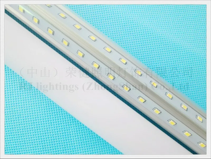 SMD 2835 G13 T8 LED 튜브 라이트 램프, 2 열 V 스타일 T8 1200mm 1.2M SMD2835 192led(2 * 96led) 36W AC85-265V 울트라 브라이트 CE 4000lm