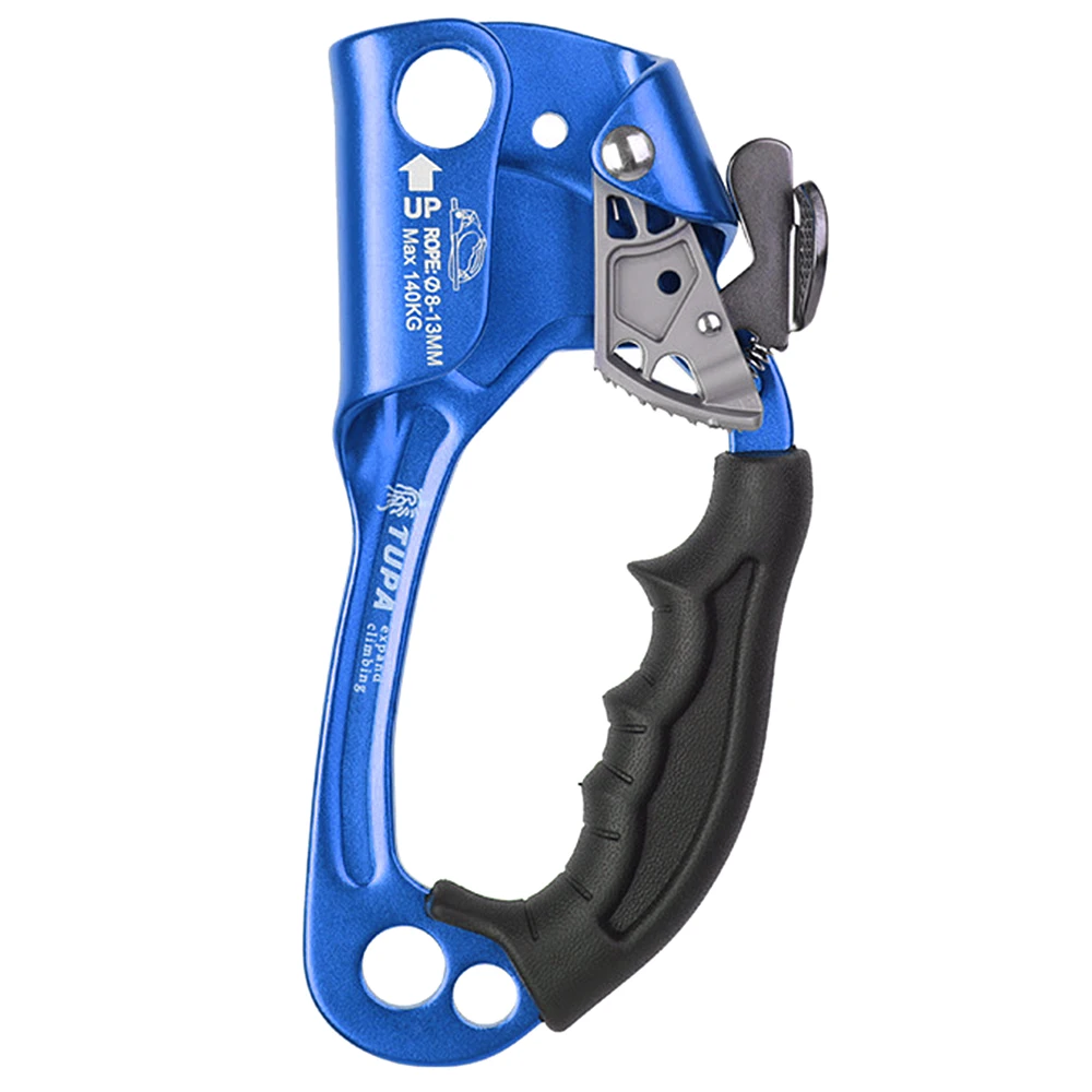 

Left Right Rock Climbing Hand Ascender Riser For 8-12mm Rope Hand Grasp Ascender Rescue Caving Mountaineering Tree Climber Equip