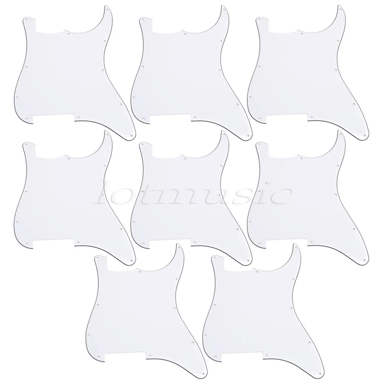 8Pcs Blank Scratch Plate Pickguards For Fender Strat Replacement Guitar Pick Guards Durable цена 8Pcs Blank Scratch Plate Pickguards For Fender Strat Replacement Guitar Pick Guards Durable цены онлайн