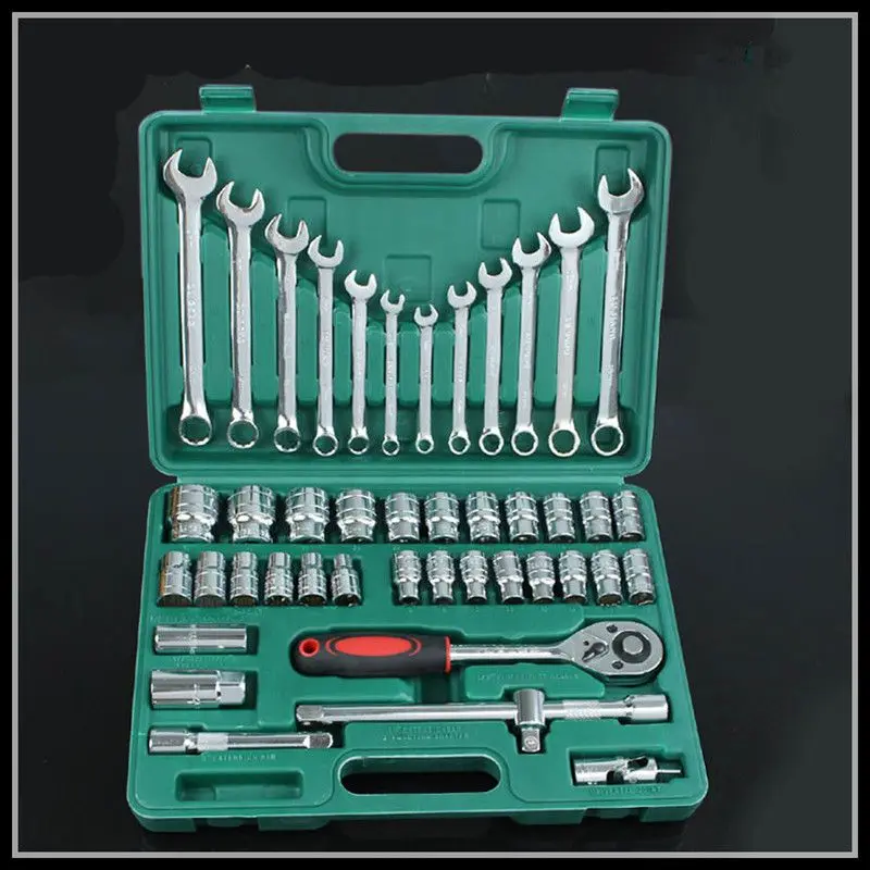 

Metric Tool Set Ratchet Wrench Hardware Tools Screwdriver Kit Combination Tool (44pcs)