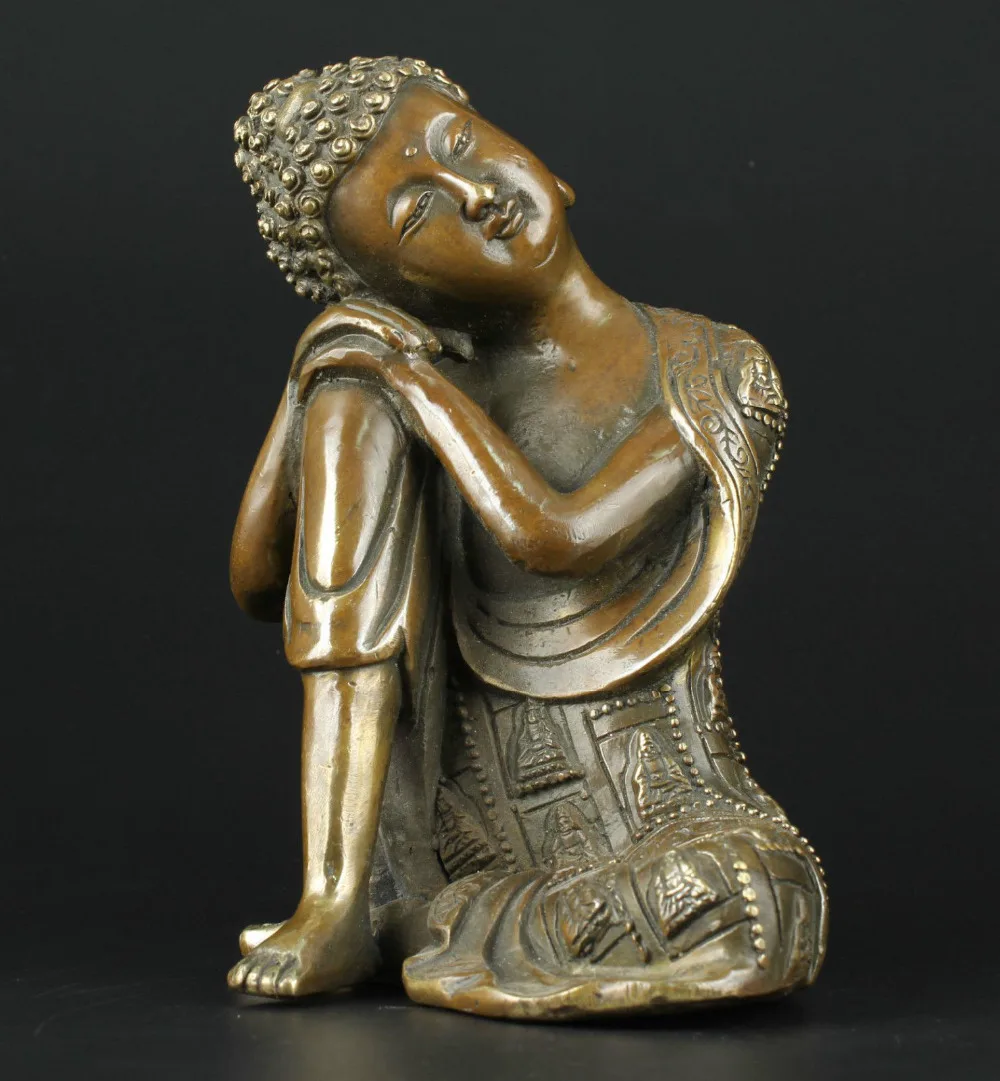 

China Collect Manual Sculpture Bronze Delicate Buddha Statue