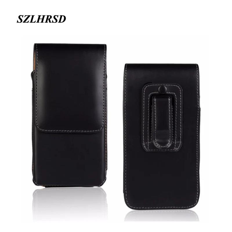 SZLHRSD Зажим для ремня PU кожаный держатель талии флип чехол Asus ZenFone Live L1 LG K30 Geotel G9000