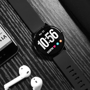 

Smart Watch Waterproof Tempered Glass Sports Wristband Fitness Tracker Heart Rate Monitor for IOS Android Phones iPhone Huawei