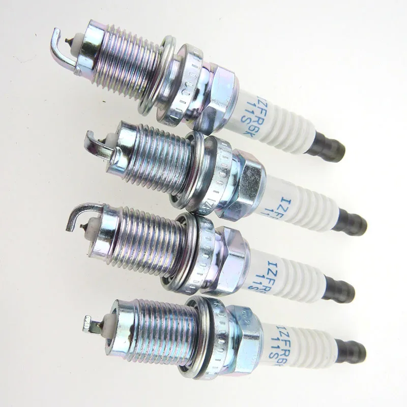 IZFR6K 11S Auto Car Spark Plug Types Laser Iridium Spark Plugs For Honda Civic CR-V FR-V Cars IZFR6K-11S 9807B-561BW 4