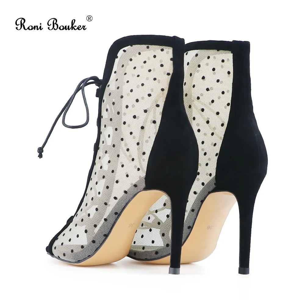 Peep Orteils Aiguille Noir Hauts Fête Patent Mode De Size42 Chaussons Tenue Talons silver Femme black Lacets Femmes Grand Chaussures Patent Talon Suede Black Pour Bottines À tqw86X00