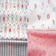 So Sweet 40x50 см Торт Мороженое и горошек в полоску с принтом хлопок ткань комплект для DIY шитье для кукол