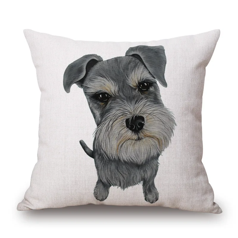 5 Colors Available Pillow Case Print 45cm*45cm Cotton Linen Case Waise