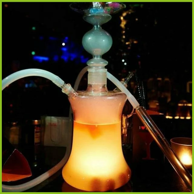 Hottest art glass hookah shisha chicha electronic vaporizer huge vapor