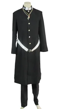 

Anime Blue Exorcist Shiro Fujimoto Priest Uniform Cosplay Costume