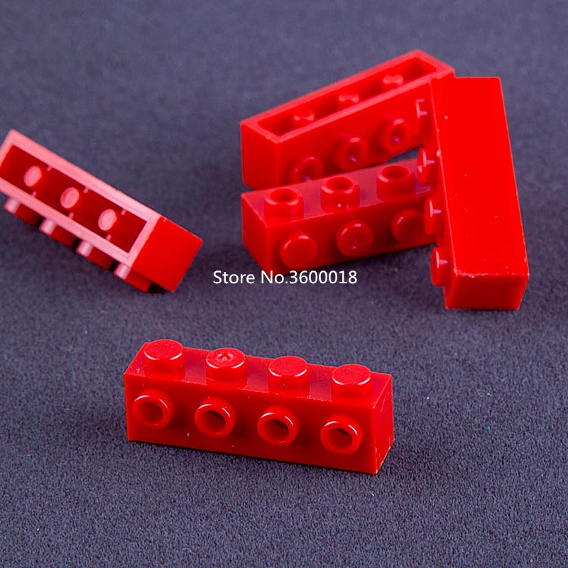 

20Pcs/lot DECOOL Technic Modified 1x4 with 4 Knobs Compatible legos 30414 MOC DIY bricks blocks parts