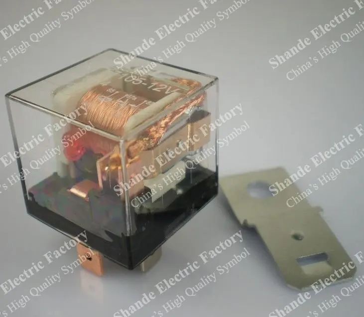 

RGL car relay coil 12vdc ALL BRASS PINS 5 pin 80A LED illuminated auto relay