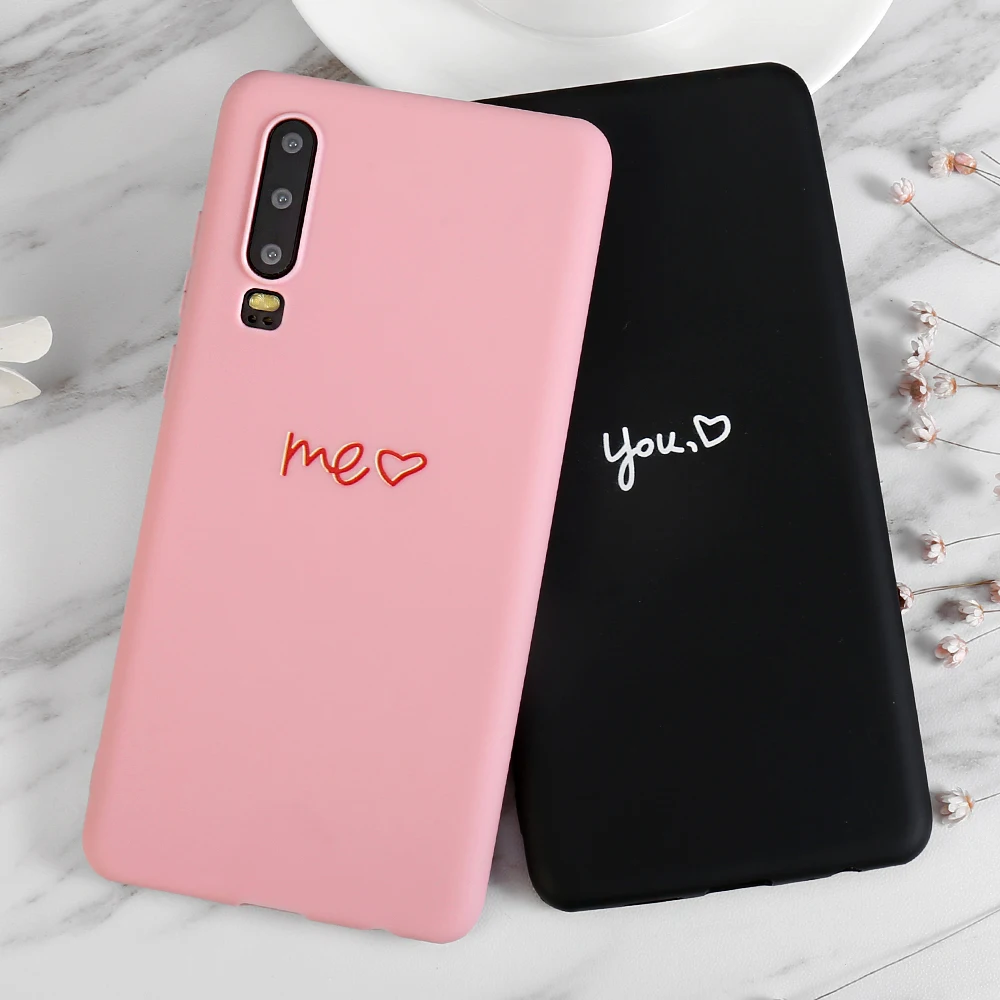 Силиконовый чехол из ТПУ с сердечками для Huawei Honor 8 9Lite 20 Pro 10i 9i V20 V10 V9 V8 Play 6 6A 7c 7A 5A 7X