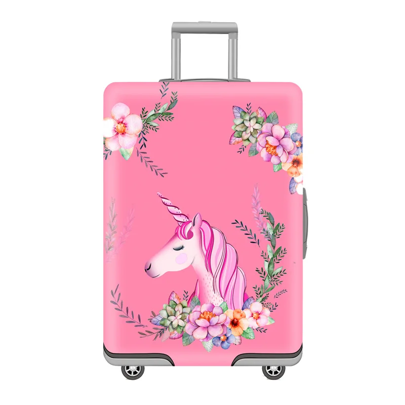 Чехол для путешествий, эластичный Чехол для багажа, милый мультяшный плотный защитный чехол для чемодана, подходит для 18-32 дюймов, чехлы на колесиках - Цвет: 003