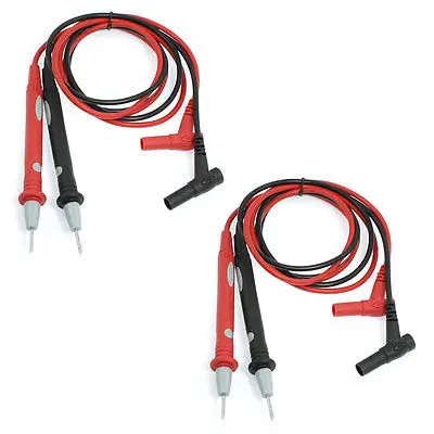 

2 Pair Banana Plug 39" Long Multimeters Meter Probe Test Lead Black Red