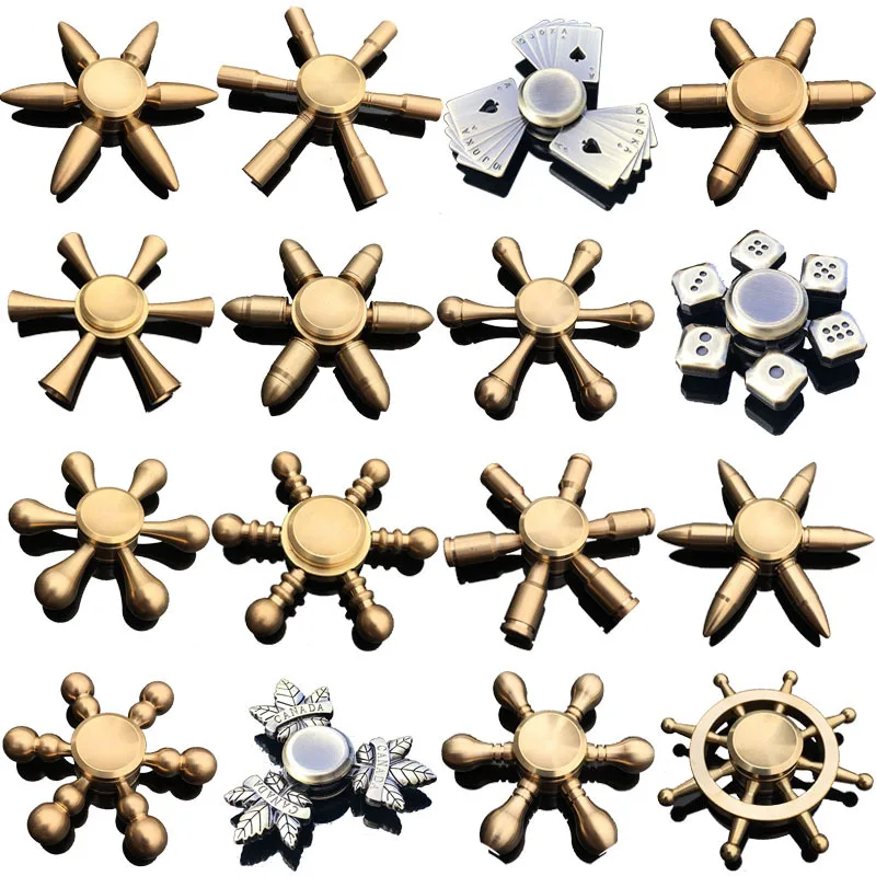 

Fingertip gyro explosion decompression toy hand spinner finger gyro