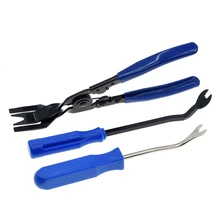 Car Auto Upholstery Tools Door Fastener Bumper Molding Dash Panel Interior Puller Trim Tool Kit Clip Pliers Remover Pry Clamp