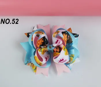 

free shipping 145pcs 4.5'' two layer funky hair bows boutique hair clips popular kids hair accessories