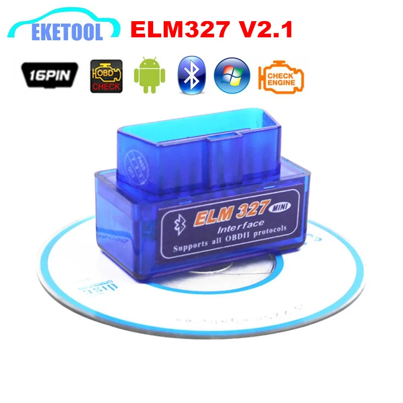 OBD2 Bluetooth интерфейс V2.1 ELM327 OBD инструмент для Android/Windows Беспроводной Bluetooth ELM 327 мини автомобильный диагностический ELM инструмент