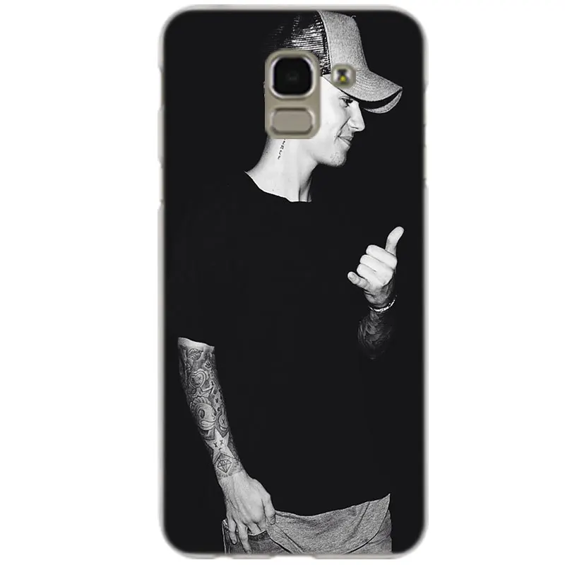 MEIBAI Justin Bieber singer Transparent Hard Case for Samsung Galaxy J3 J5 J7 2017 EU J4 plus J2 core J2 pro 2018 J7 max