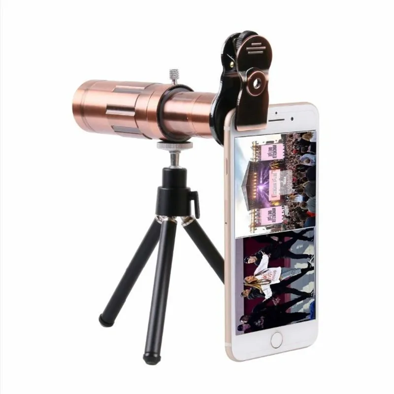 

WRUMAVA Professional 20X Zoom 4K HD Phone Camera Lens Kit Telephoto Manual Focus Telescopic Optical Lens For iPhone Samsung