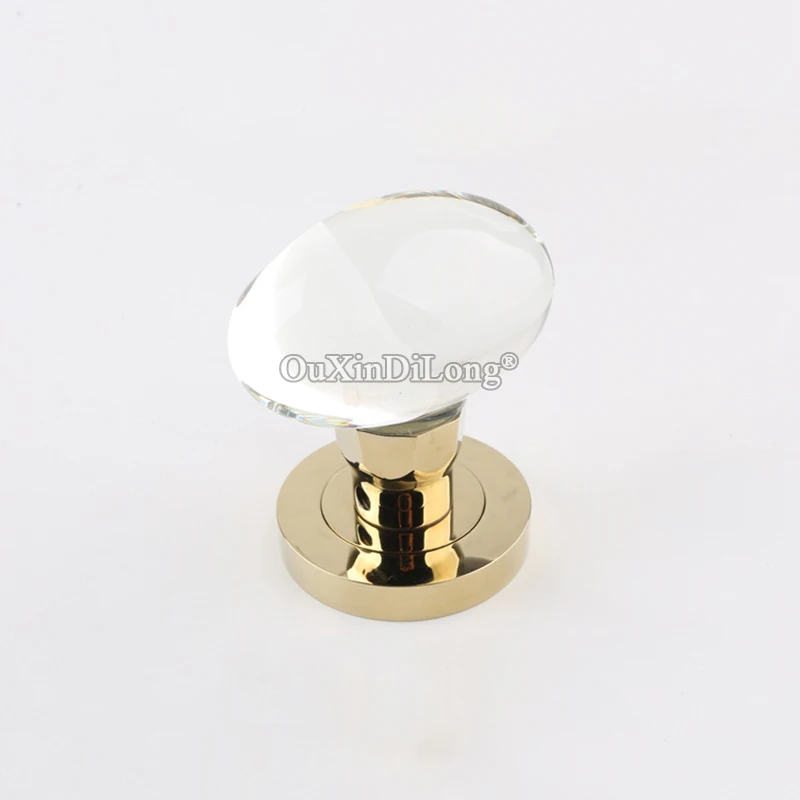  Top Luxury European Crystal Knobs Door Lock Interior Living Room Bedroom Bathroom Silent Door Knobs - 33025955959