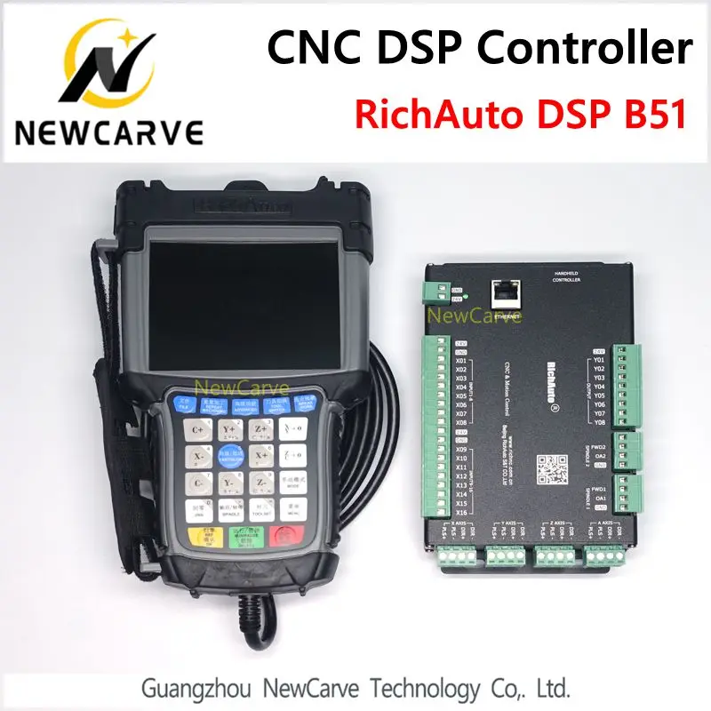 Richaito DSP B51 USB CNC control ler B51S B51E 3 осевой контроллер для ЧПУ сменный ручной
