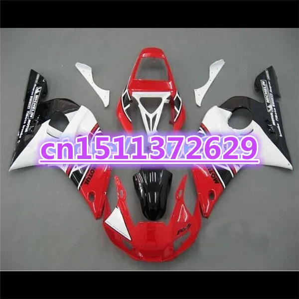 100% Fit обтекателя комплект для YZFR6 98-02 YZF R6 98 99 00 01 02 цвет: красный черный белый YZF600 1998