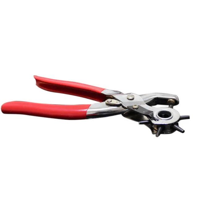 9" Punch Plier Hole Punching Machine Cardboard Punch Leather Revolving