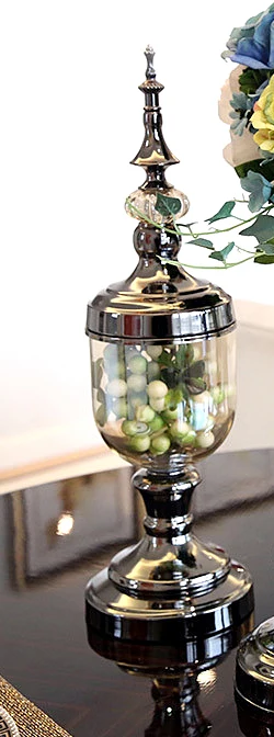 Хрустальная стеклянная металлическая ваза, европейская американская креативная домашняя стеклянная ваза ручной работы, аксессуары для украшения дома, decoracion hogar - Цвет: D